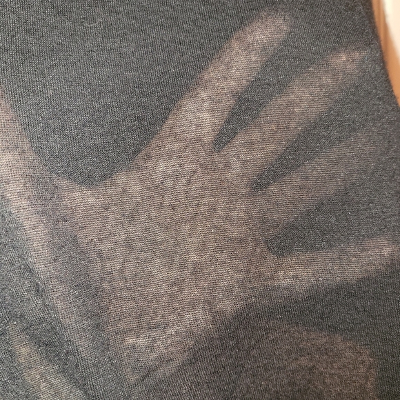 Vintage Express Sheer Black Top - Picture 3 of 4